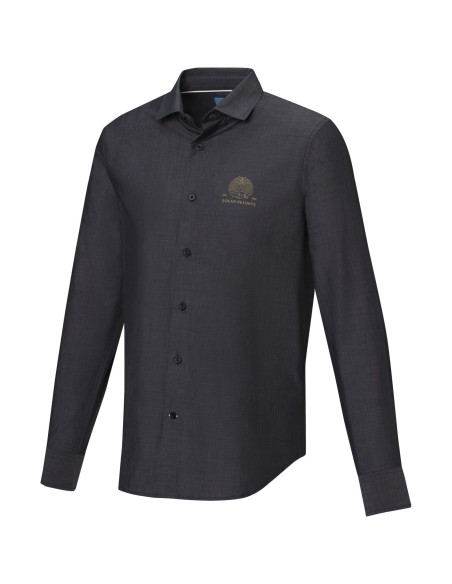 Camiseta orgánica GOTS de manga larga para hombre "Cuprite"