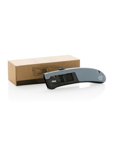 Cuchillo de seguridad retractil de plástico...