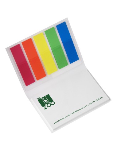 Set de marcapáginas con notas Combi