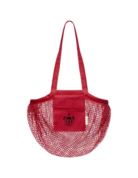 Bolsa Tote de malla de algodón orgánico con certificado GOTS de 100 g/m² "Pune"