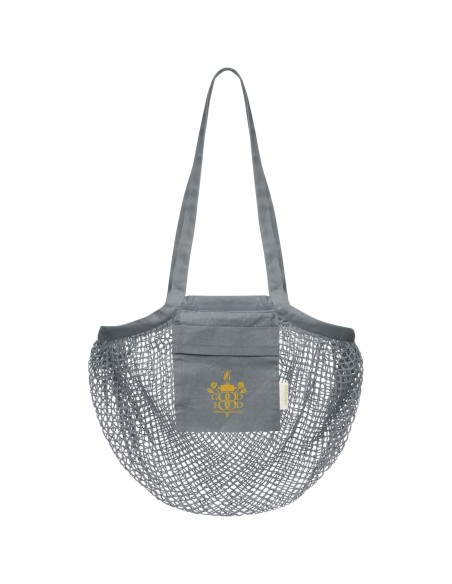 Bolsa Tote de malla de algodón orgánico con certificado GOTS de 100 g/m² "Pune"