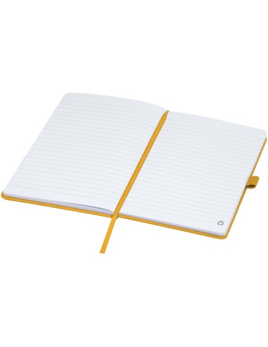 Libreta de papel reciclado A5 con tapa de PET...