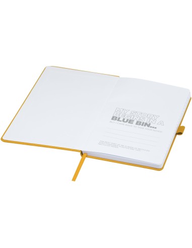 Libreta de papel reciclado A5 con tapa de PET...