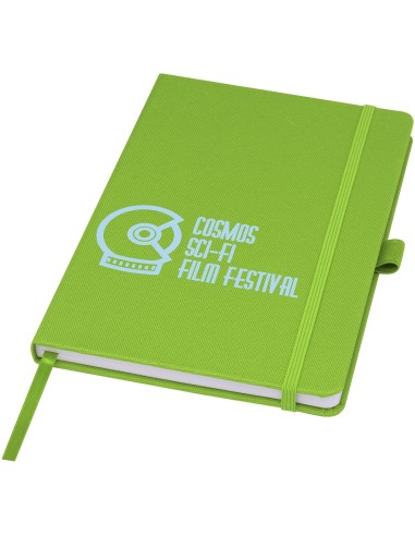 Libreta de papel reciclado A5 con tapa de PET...