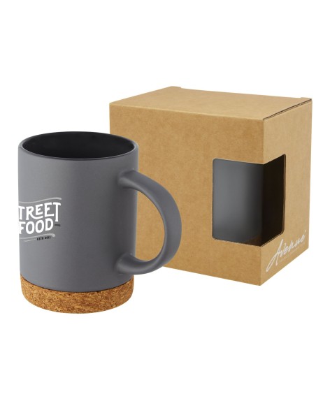 Taza de cerámica de 425 ml con base de corcho "Neiva"