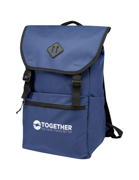Mochila para portátil de RPET GRS de 15" y 16 l "Repreve® Ocean"