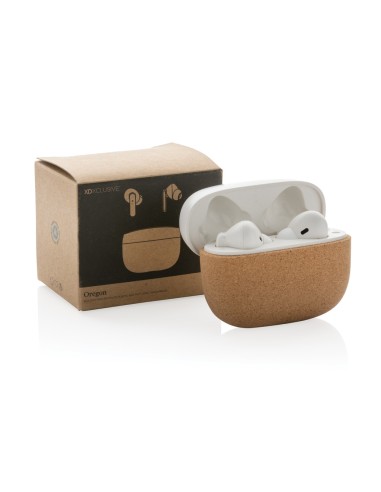 Auriculares TWS de corcho y plástico reciclado...