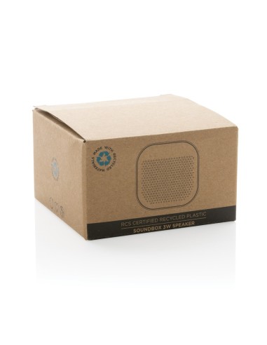 Altavoz Soundbox 3W de plástico reciclado RCS