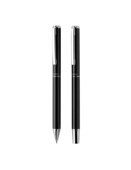 Set bolígrafos Cedar aluminio reciclado RCS Swiss Peak