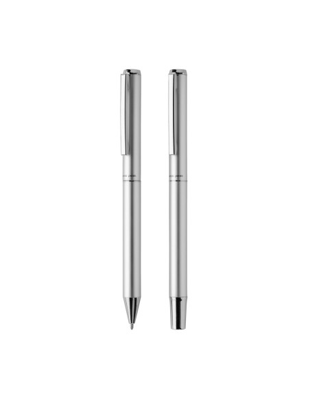 Set bolígrafos Cedar aluminio reciclado RCS Swiss Peak