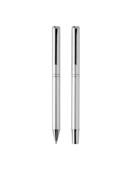 Set bolígrafos Cedar aluminio reciclado RCS Swiss Peak
