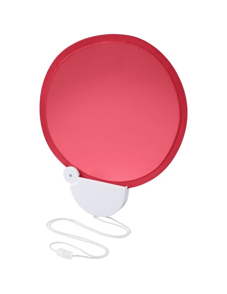 Ventilador de mano plegable con cordón "Breeze"