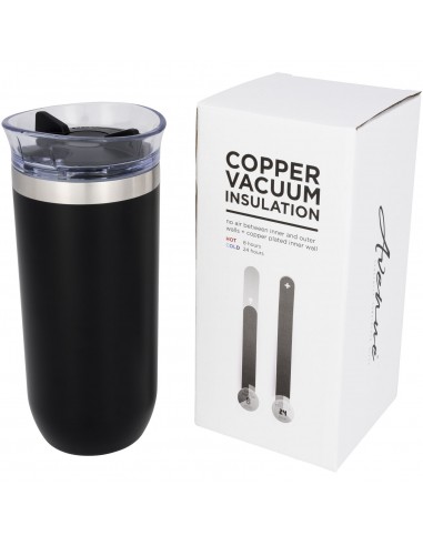 Vaso con aislamiento al vacío de cobre...