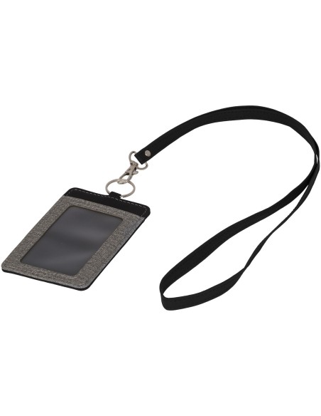 Lanyard portatarjetas "Heathered"