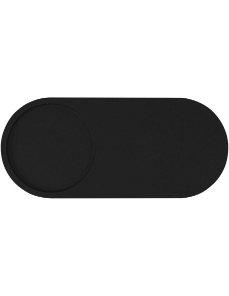 Base de carga inalámbrica con logotipo retroiluminado de 10 W y soporte para lápices de bambú "SCX.design W17"