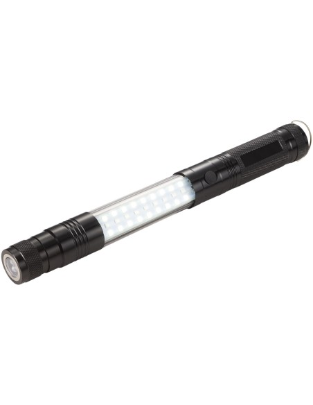 Linterna telescópica con luz lateral COB