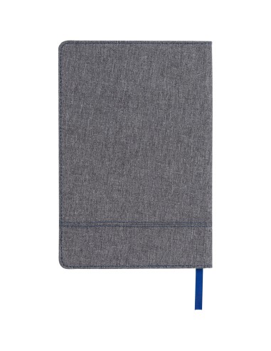 Cuaderno A5 veteado con laterales de cuero