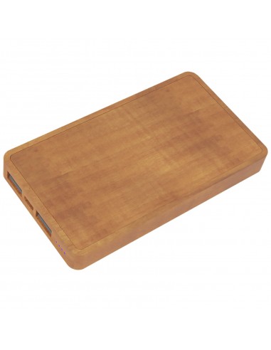 Batería externa de carga inalámbrica en madera...