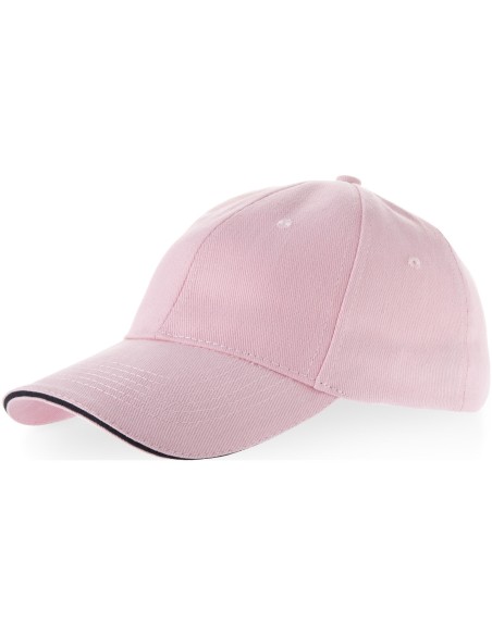 Gorra Challenge de 6 paneles con ribete