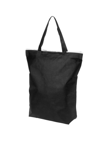 Bolsa Tote no tejida con cremallera y asa corta...