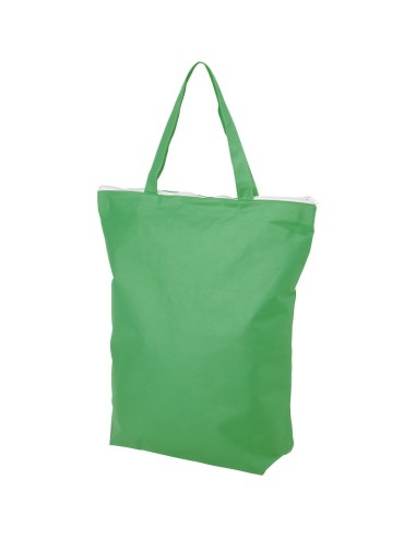 Bolsa Tote no tejida con cremallera y asa corta...