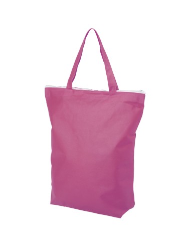 Bolsa Tote no tejida con cremallera y asa corta...