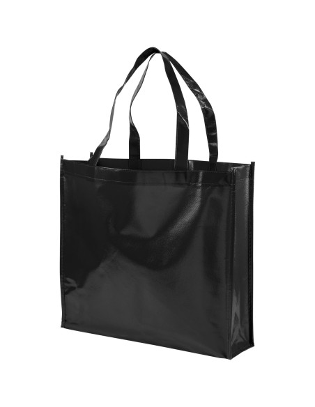 Bolsa Tote de compras no tejida laminada "Shiny"