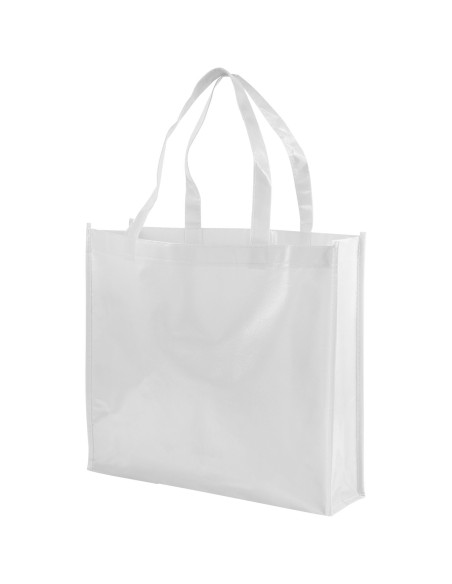 Bolsa Tote de compras no tejida laminada "Shiny"