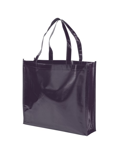 Bolsa Tote de compras no tejida laminada "Shiny"