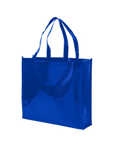 Bolsa Tote de compras no tejida laminada "Shiny"