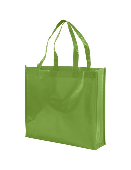 Bolsa Tote de compras no tejida laminada "Shiny"