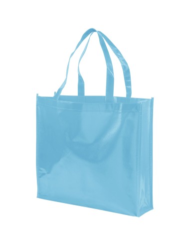 Bolsa Tote de compras no tejida laminada "Shiny"