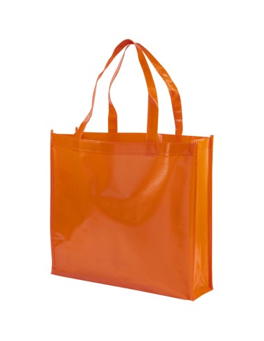 Bolsa Tote de compras no tejida laminada "Shiny"