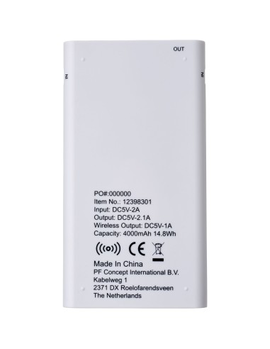 Batería externa inalámbrica "Parallax" de 4000 mAh