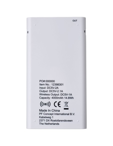 Batería externa inalámbrica "Parallax" de 4000 mAh