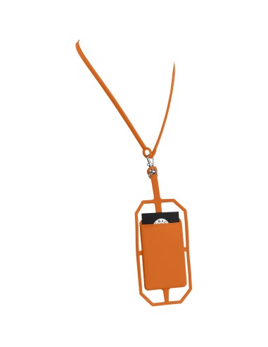 Portatarjetas RFID de silicona con lanyard