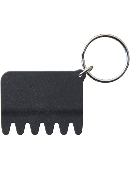 Cepillo de silicona y llavero "Keyboard"