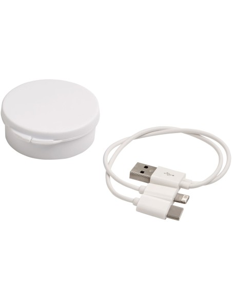 Cable de carga 3 en 1 "Versa" con estuche