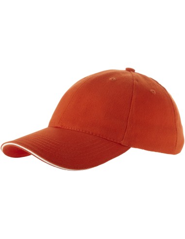 Gorra Challenge de 6 paneles con ribete