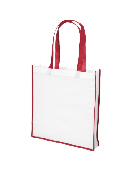 Bolsa Tote de compras contrastada grande no tejida "Contrast"