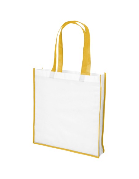 Bolsa Tote de compras contrastada grande no tejida "Contrast"