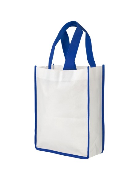 Bolsa Tote de compras contrastada pequeña no tejida "Contrast"