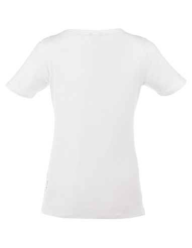 Camiseta de manga corta de mujer con cuello...