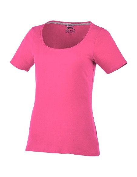 Camiseta de manga corta de mujer con cuello redondo Bosey