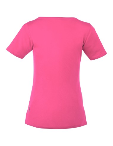 Camiseta de manga corta de mujer con cuello...