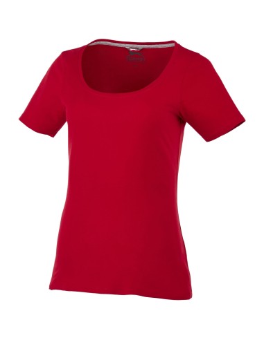 Camiseta de manga corta de mujer con cuello...