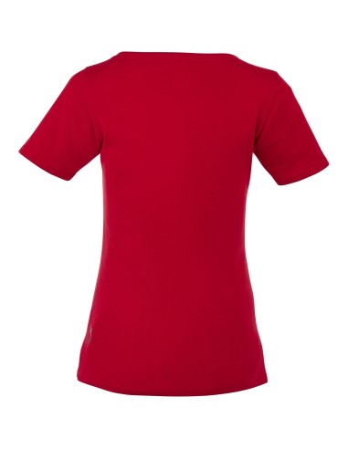 Camiseta de manga corta de mujer con cuello...