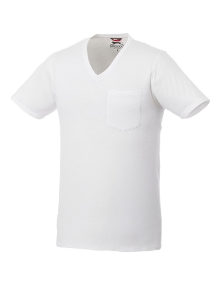 Camiseta de pico con bolsillo para hombre "Gully"