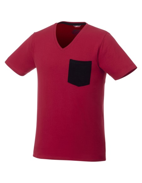 Camiseta de pico con bolsillo para hombre "Gully"