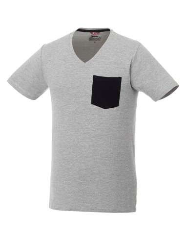 Camiseta de pico con bolsillo para hombre "Gully"